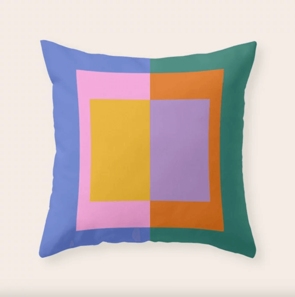 Abstract Art Throw Pillow for Aries Gift